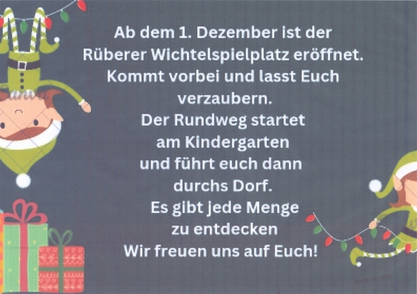Flyer der den im Beitrag enthalten Text anzeigt